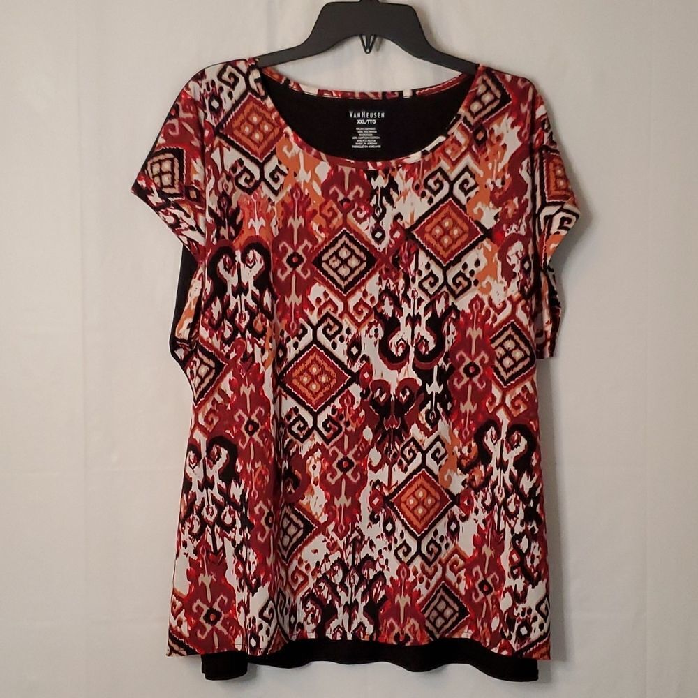 Van Heusen Womem's Sleeveless BoHo Top Size XXL